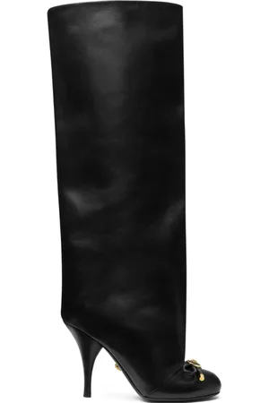 VERSACE Kniehohe Opera Bow Stiefel 105mm