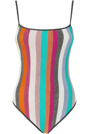 Missoni Gestreifter Badeanzug
