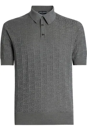 Dolce & Gabbana Poloshirt mit Jacquard-Logo
