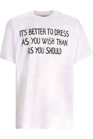Moschino T-Shirt mit Slogan-Print