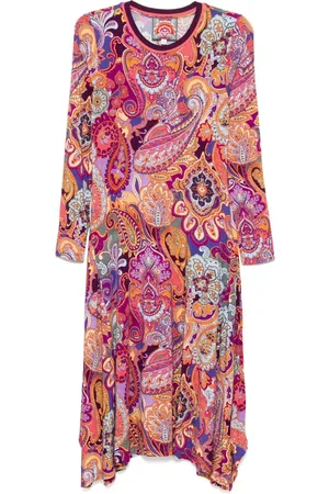 JOHNNY WAS Asymmetrisches The Janie Kleid