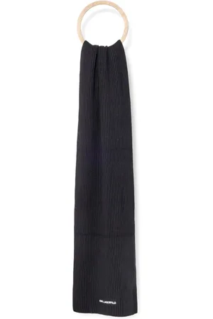 Karl Lagerfeld Schal mit Logo-Stickerei
