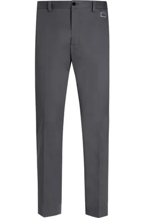 Dolce & Gabbana Hose mit Logo-Schild