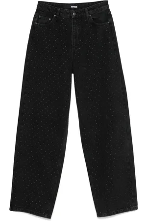 ROTATE Jeans mit hohem Bund