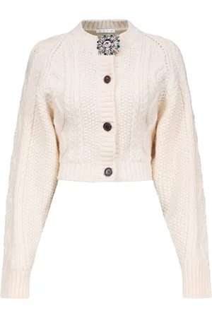 AREA Cardigan mit Brosche