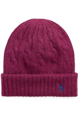 Ralph Lauren Beanie mit Zopfmuster