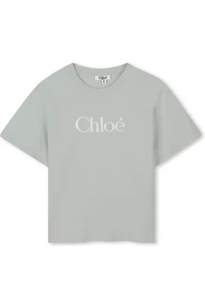 Chloé T-Shirt mit Logo-Stickerei