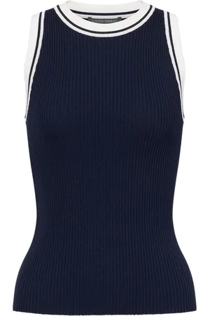 Alberta Ferretti Geripptes Strickoberteil