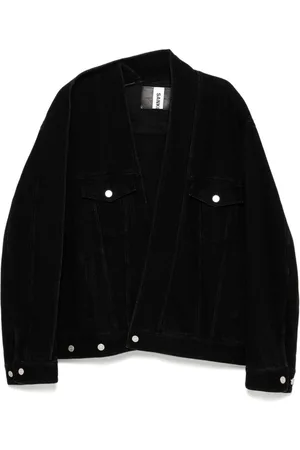 SANKUANZ Jeansjacke mit asymmetrischem Kragen