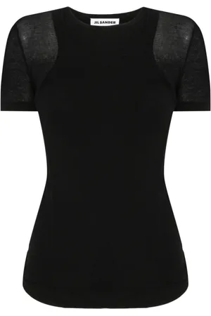 Jil Sander T-Shirt aus Krepp