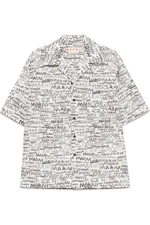 Marni Hemd mit Logo-Print