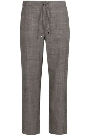Max Mara Hose mit Prince of Wales-Karo
