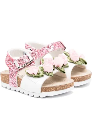 MONNALISA Sandalen mit Blumenapplikation