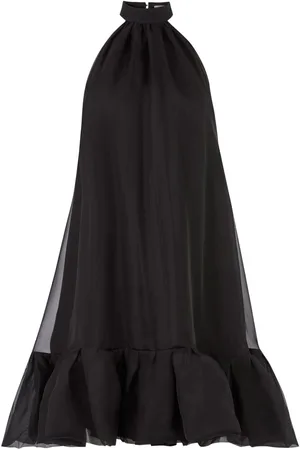 Nina Ricci Neckholder-Minikleid mit Schößchen