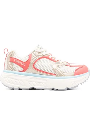 Twin-Set Sneakers in Colour-Block-Optik