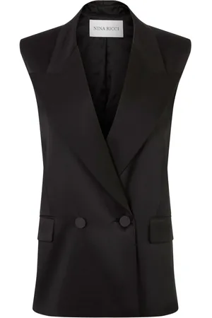 Nina Ricci Doppelreihiger Blazer aus Satin