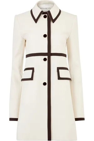 Nina Ricci Gabardine-Mantel aus Wolle