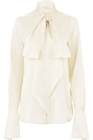 Nina Ricci Lavaliere-Hemd aus Satin