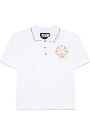 VERSACE Poloshirt mit Logo-Stickerei