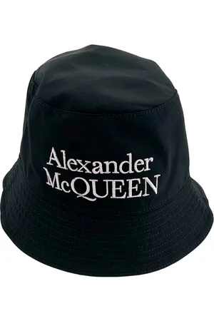 Alexander McQueen Wendbarer Fischerhut mit Logo-Stickerei