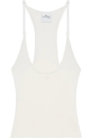 Courrèges Tanktop aus Scuba-Strick