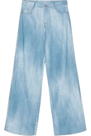 ERMANNO SCERVINO Hose mit Jeans-Print