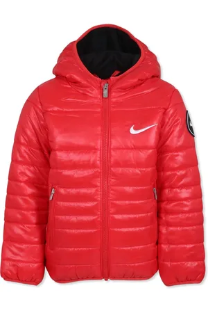 Nike Gefütterte Jacke mit Logo-Stickerei