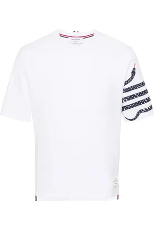 Thom Browne T-Shirt mit Schlangenstickerei