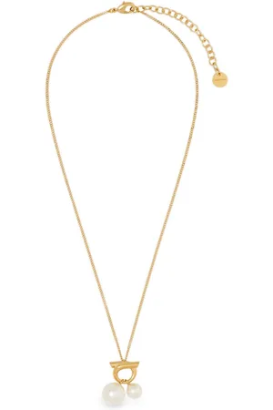 Salvatore Ferragamo Perlenkette im Layering-Look
