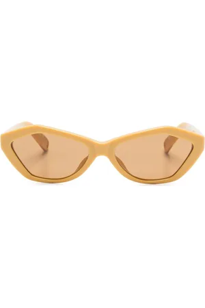 Linda Farrow X Jacquemus Sonnenbrille mit geometrischem Gestell