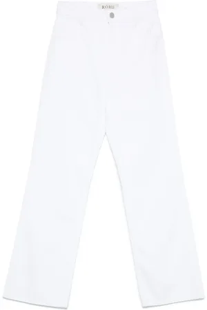 Rohe Jeans mit geradem Bein