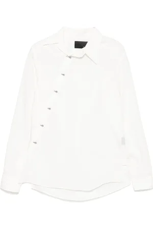 SANKUANZ Bluse mit offenem Kragen