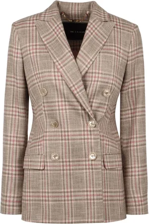 Kiton Blazer mit Prince-of-Wales-Karomuster