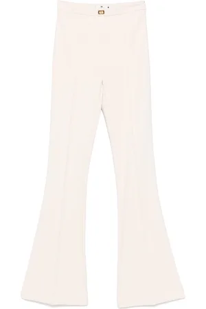 Elisabetta Franchi Hose aus Krepp mit Glockenboden