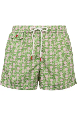 Kiton Badeshorts mit grafischem Print