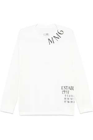 Maison Margiela T-Shirt mit Nummern-Print