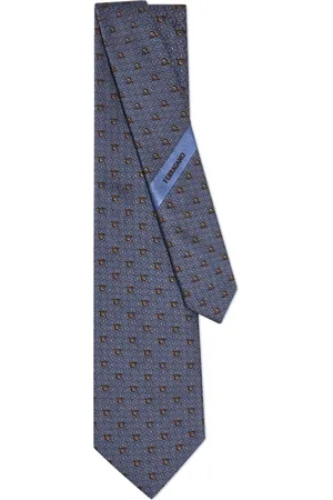 Salvatore Ferragamo Krawatte mit Gancini-Jacquardmuster