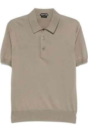 Tom Ford Fein gestricktes Poloshirt
