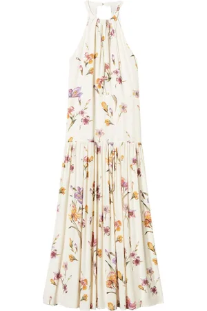 Twin-Set Kreppkleid mit floralem Print