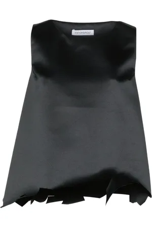 Viktor & Rolf Top mit offenem Saum