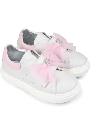 MONNALISA Sneakers mit Strass-Logo