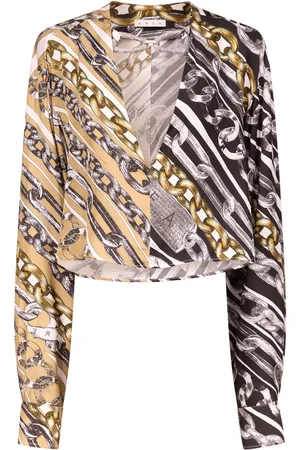 AREA Crystal Link Bluse