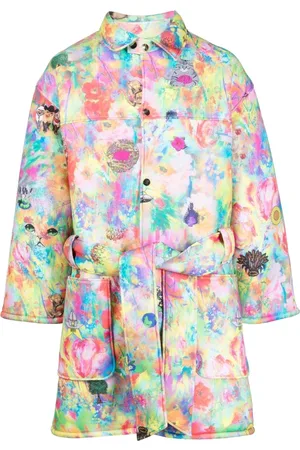 Liberal Youth Ministry Trenchcoat mit grafischem Print