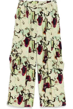 Collina Strada Watercolour Floral Cargohose