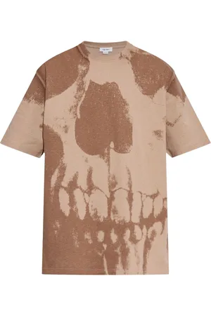 Alexander McQueen T-Shirt mit Totenkopf-Print