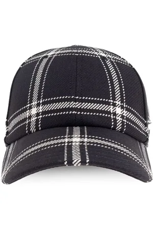 Alexander McQueen Karierte Baseballkappe