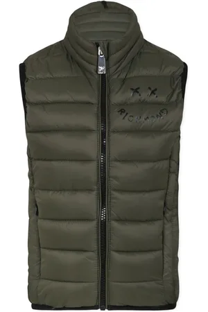 John Richmond Weste mit Logo-Print