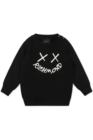 John Richmond Sweatshirt mit Logo-Print