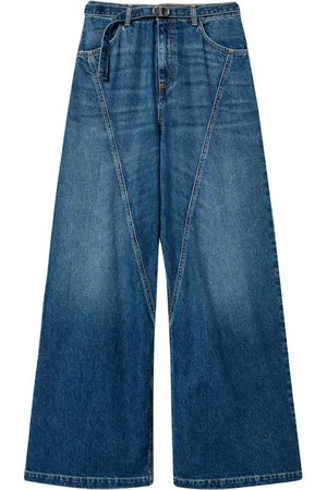 Twin-Set Weite Jeans mit Gürtel