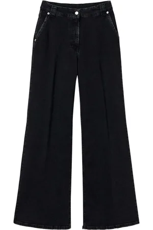 Twin-Set Weite Jeans mit Bügelfalten